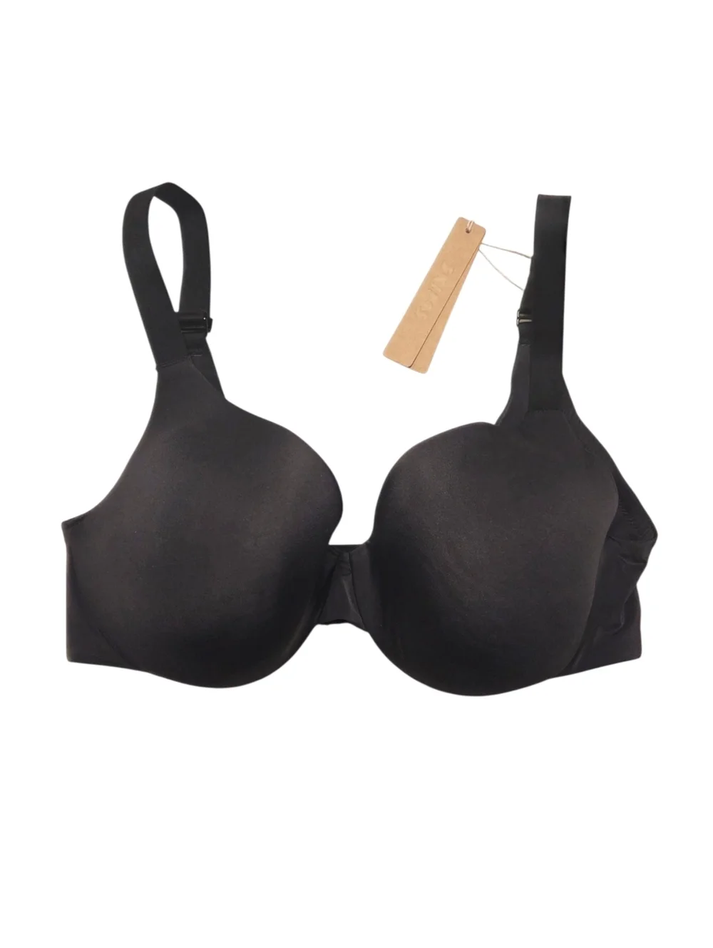 Skims Smoothing Intimate Full Coverage Lightly Lined Bra Onyx Black 34D NWT
